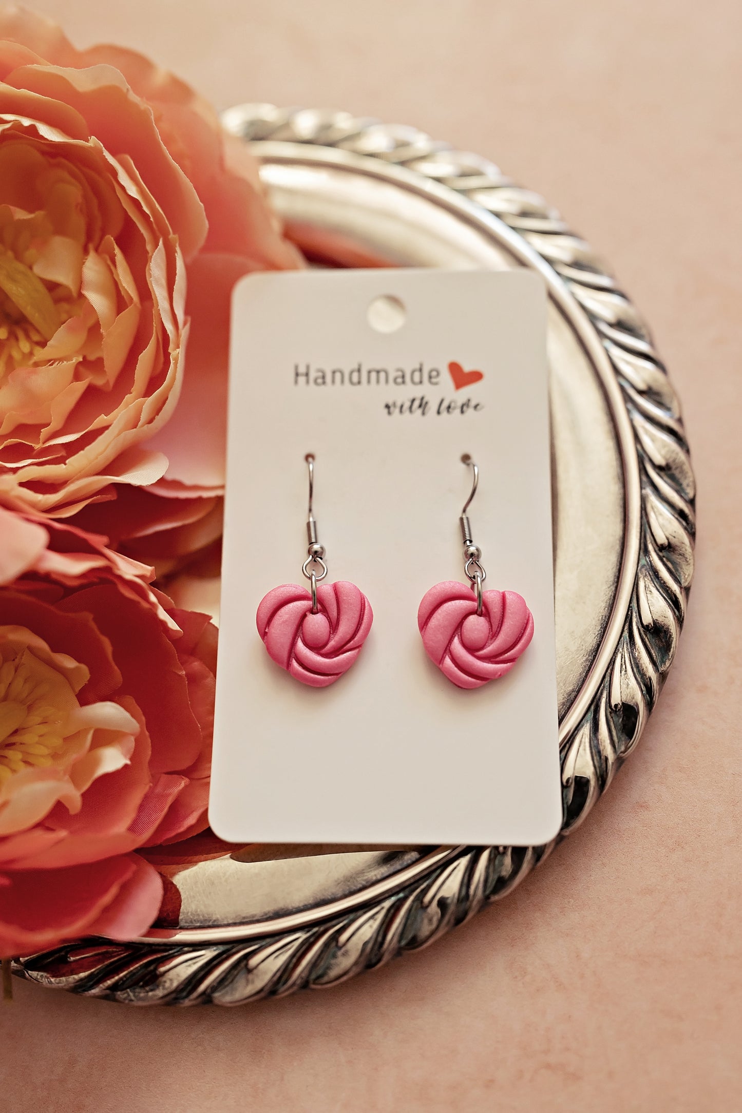 Shimmery Pink Hearts