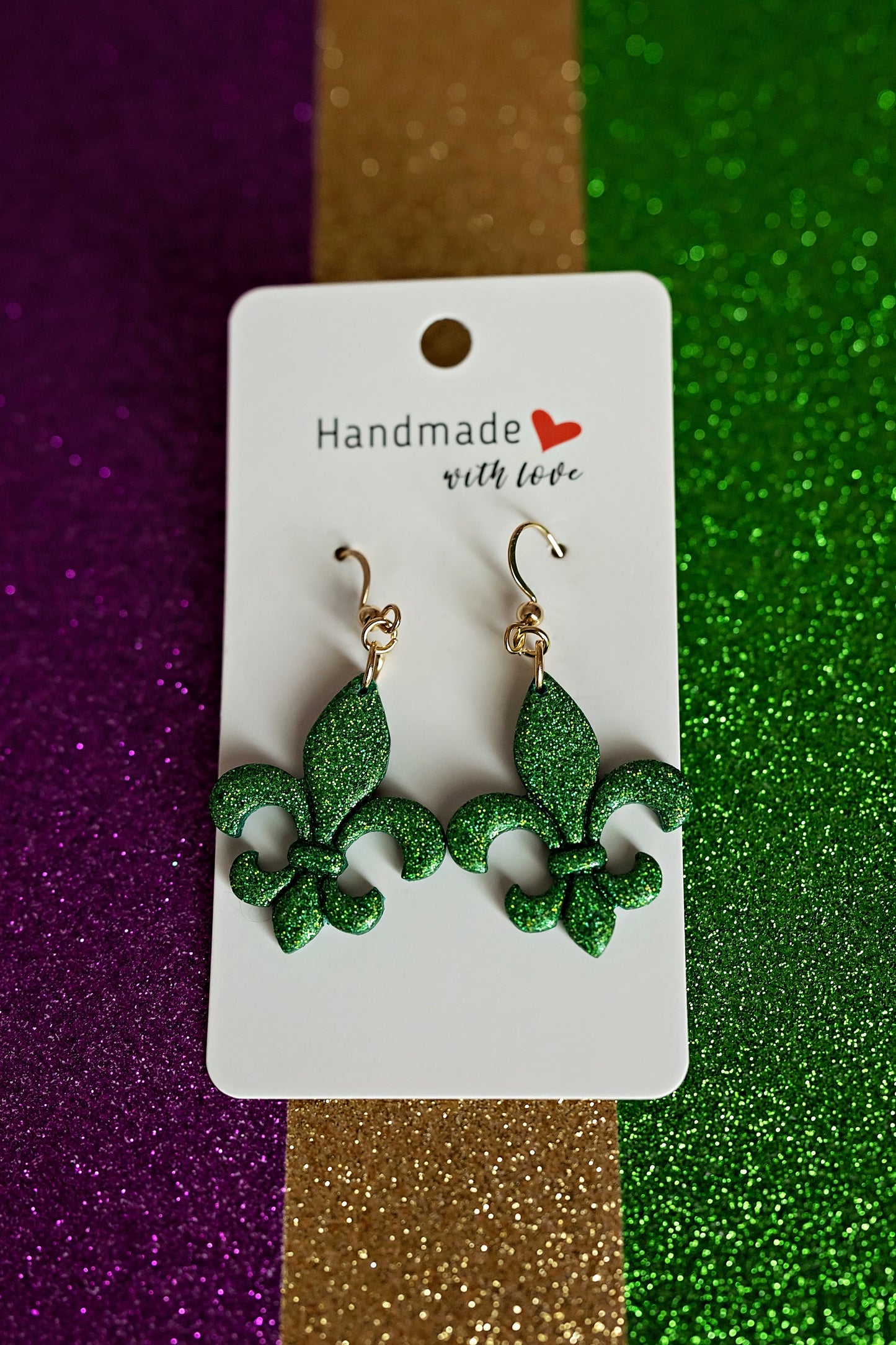 Green Fleur-de-lis