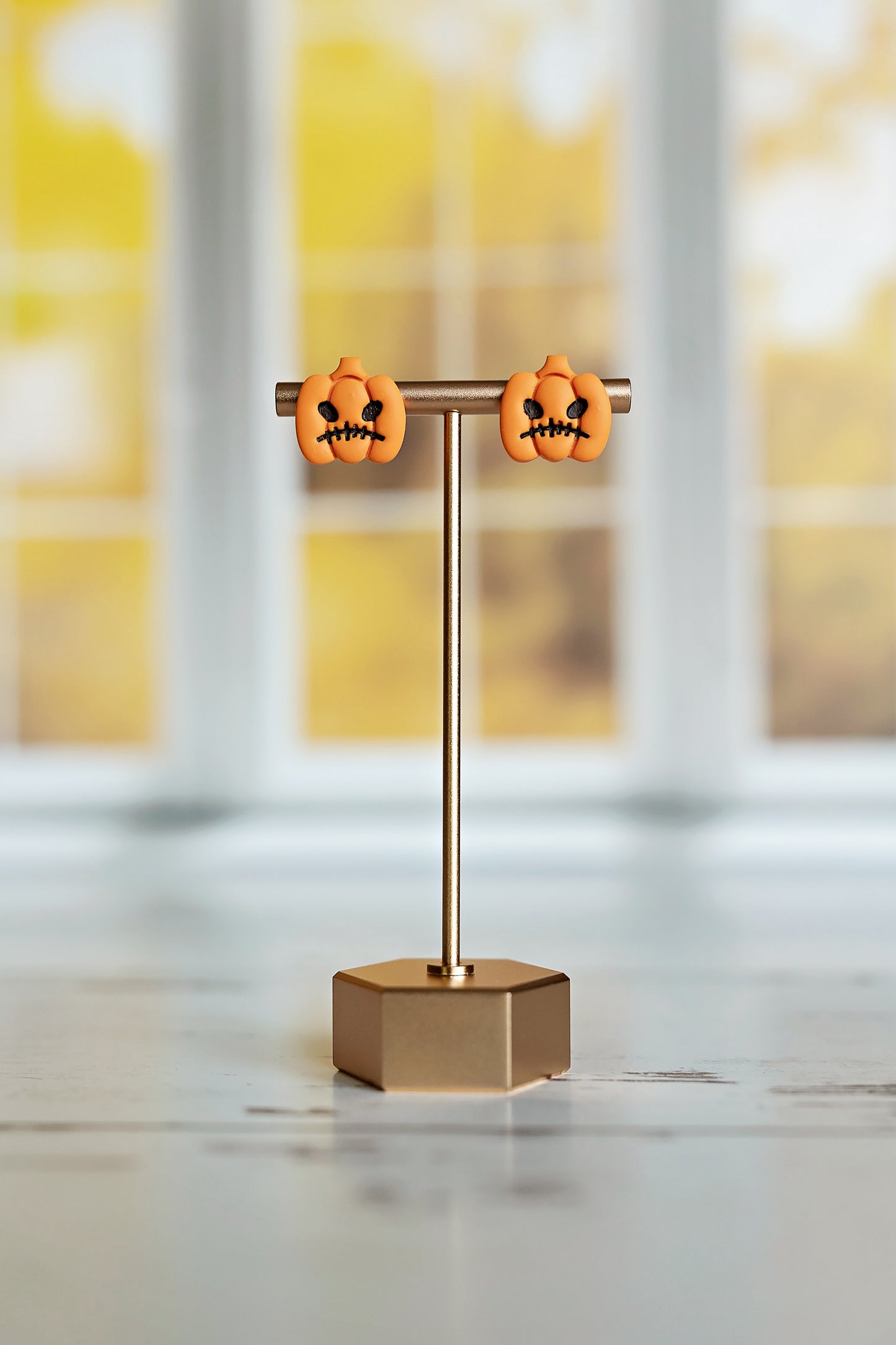 Jack-o-lantern Studs