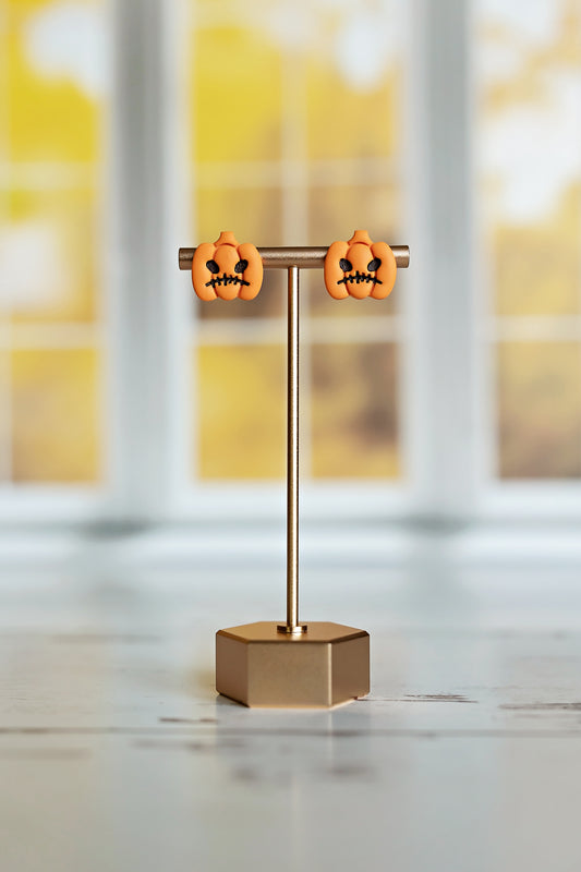 Jack-o-lantern Studs