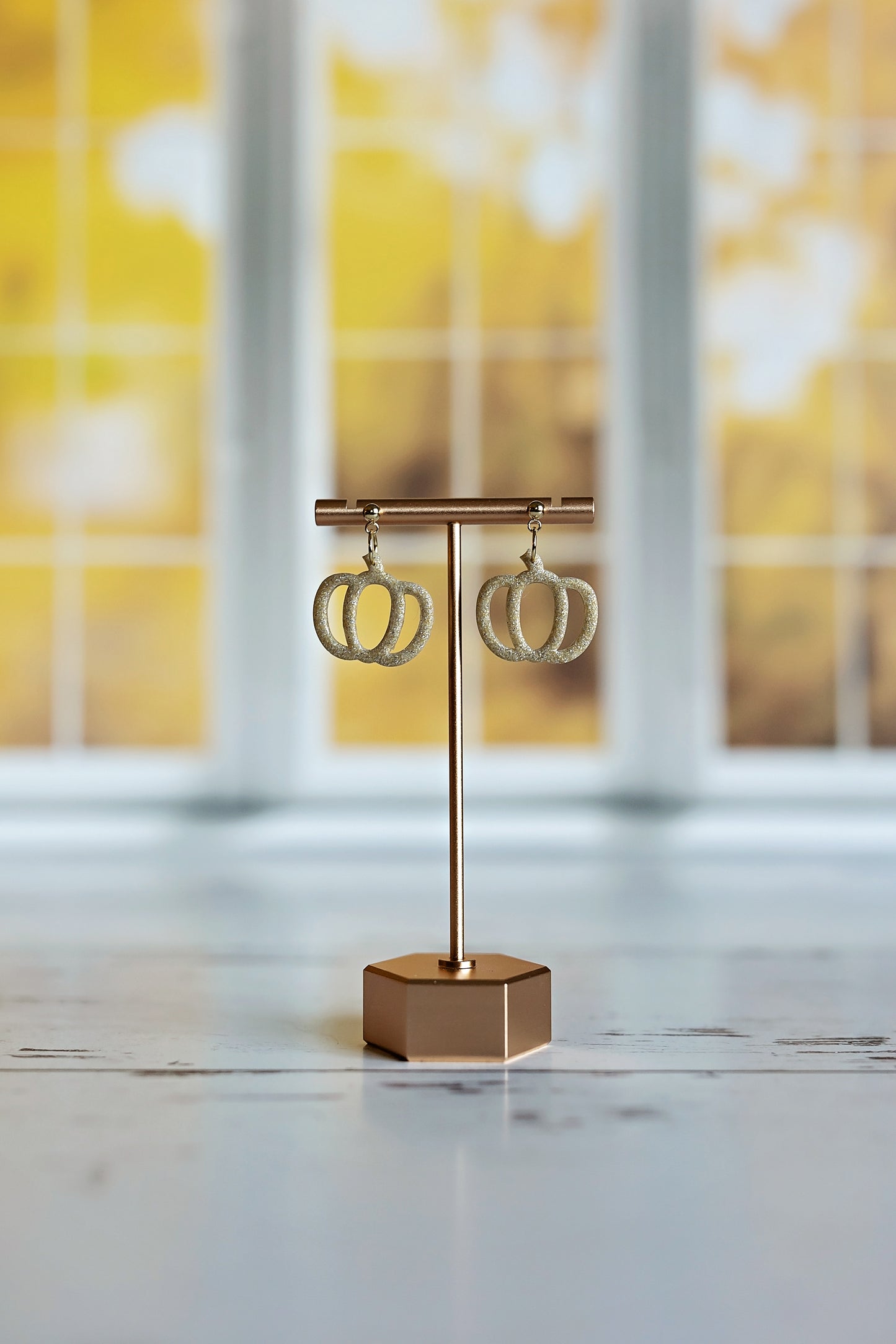 Gold Sparkly Pumpkins