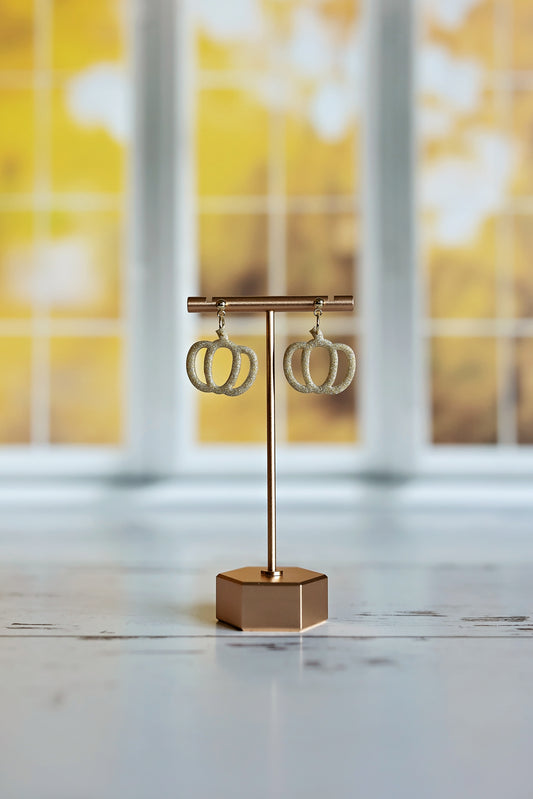 Gold Sparkly Pumpkins