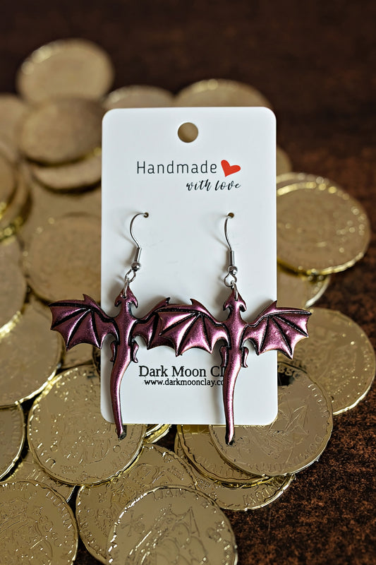 Pink Metallic Dragons