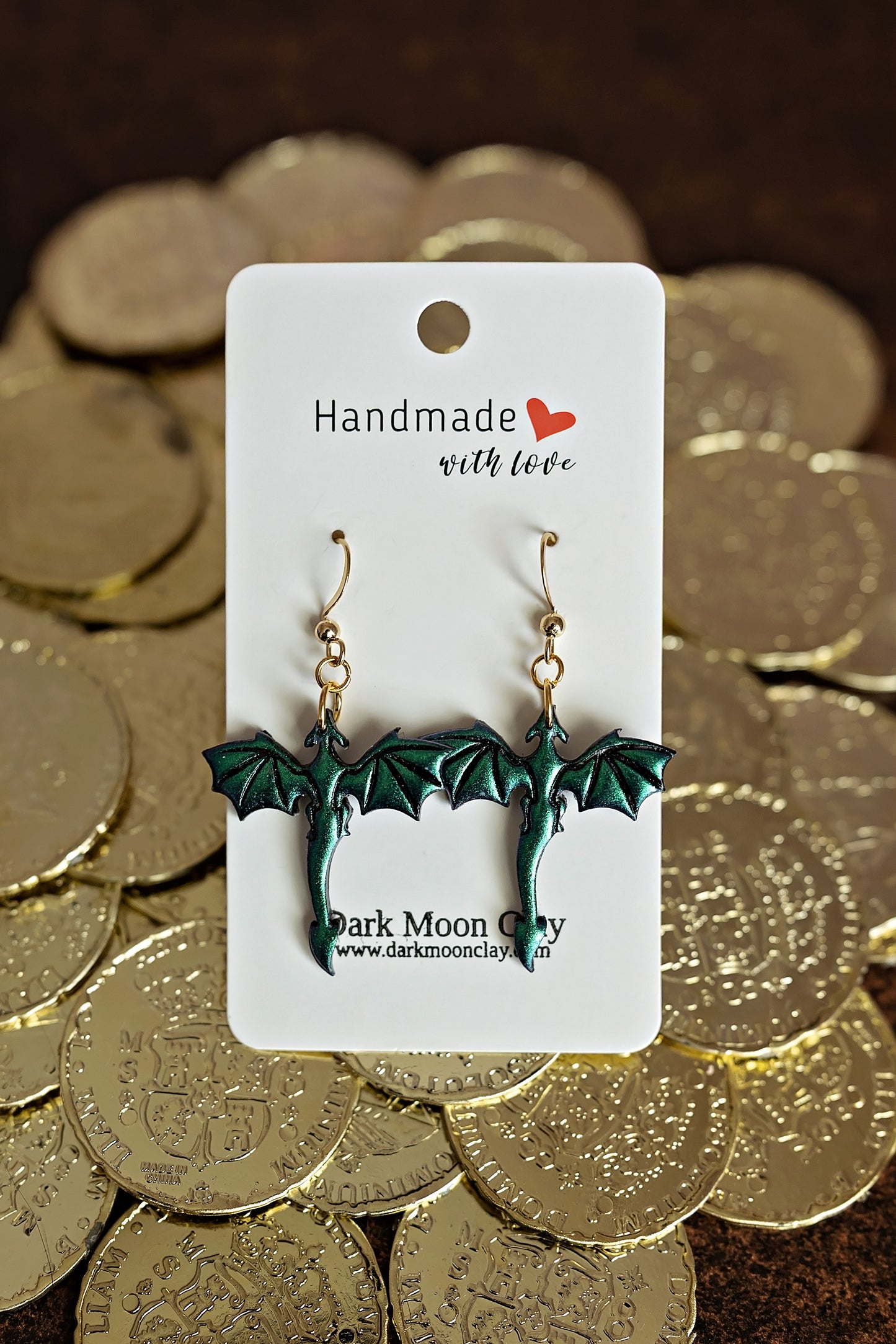 Emerald Green Metallic Dragons