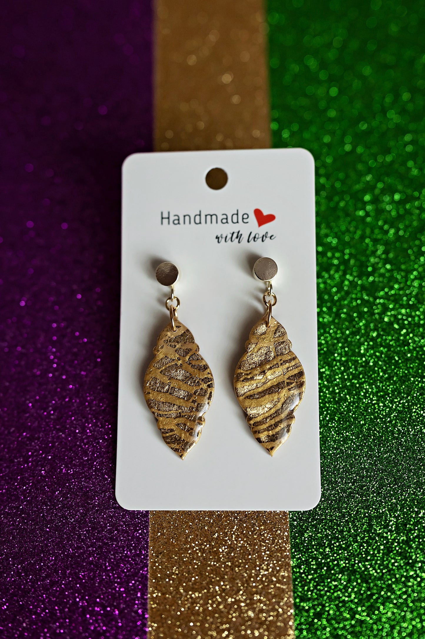 Gold Leaf Dangles