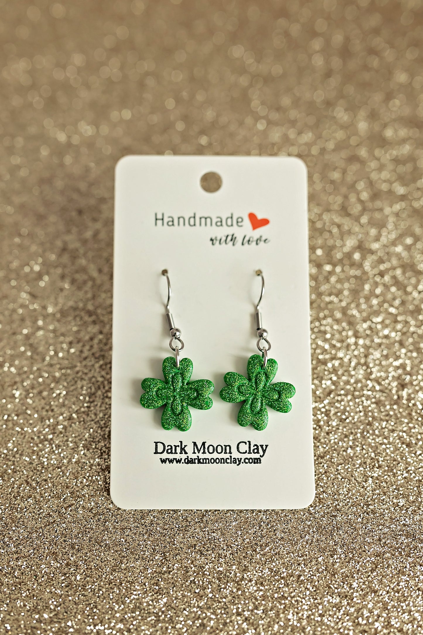 Glittery Four-leaf Clovers