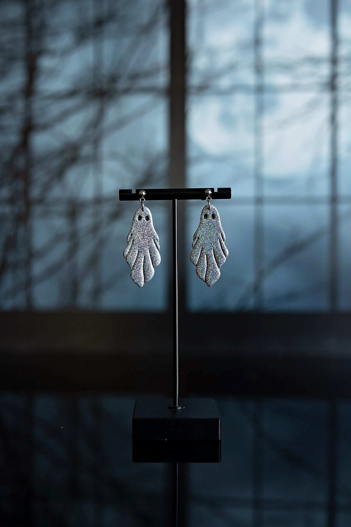 Silver Sparkly Ghosts