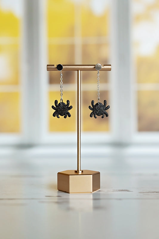 Dangly Sparkly Spiders