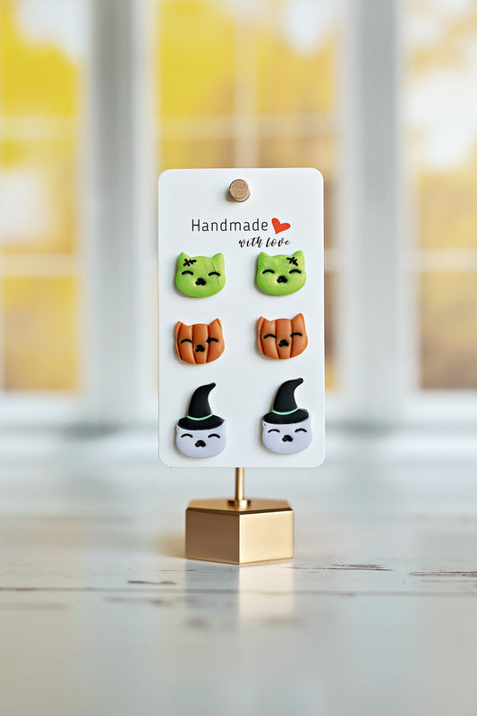 Halloween Kitty Stud Pack #2