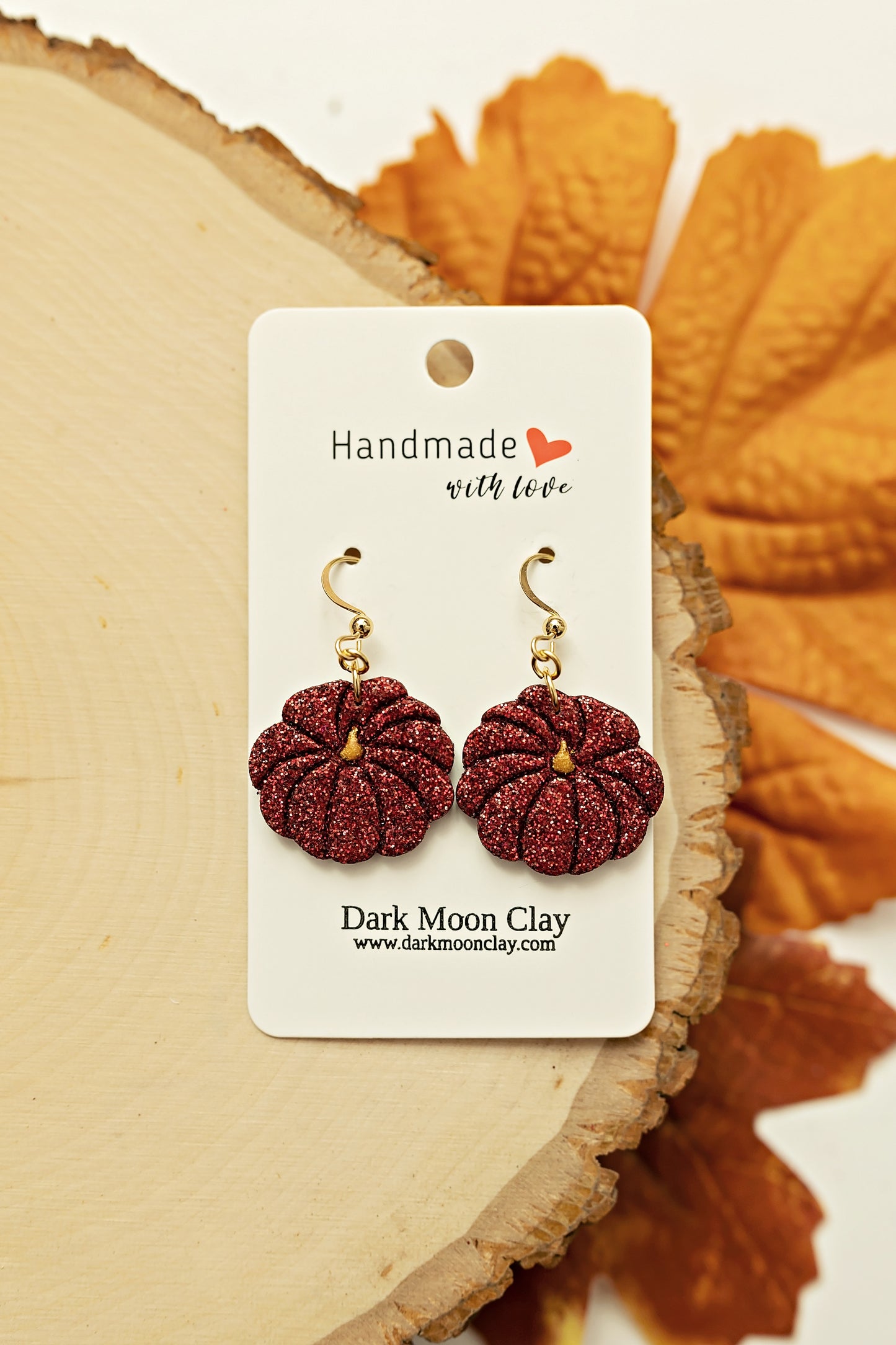 Round Pumpkin Dangles