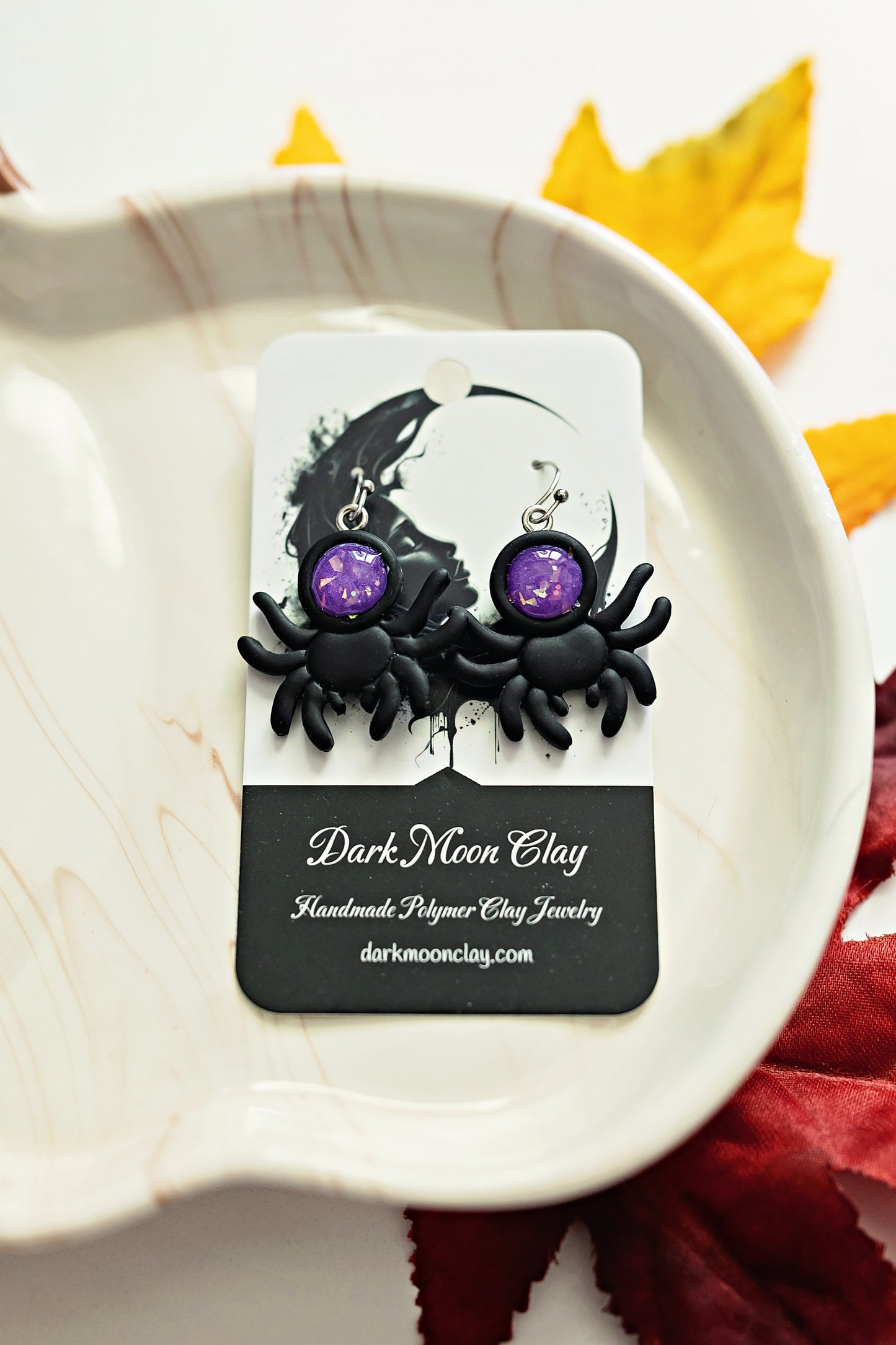 Purple Opal Spiders